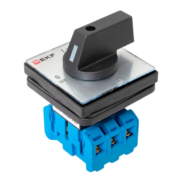 Переключатель кулачковый ПК-2-13 25А 3P «ВКЛ-ВЫКЛ» IP65 EKF