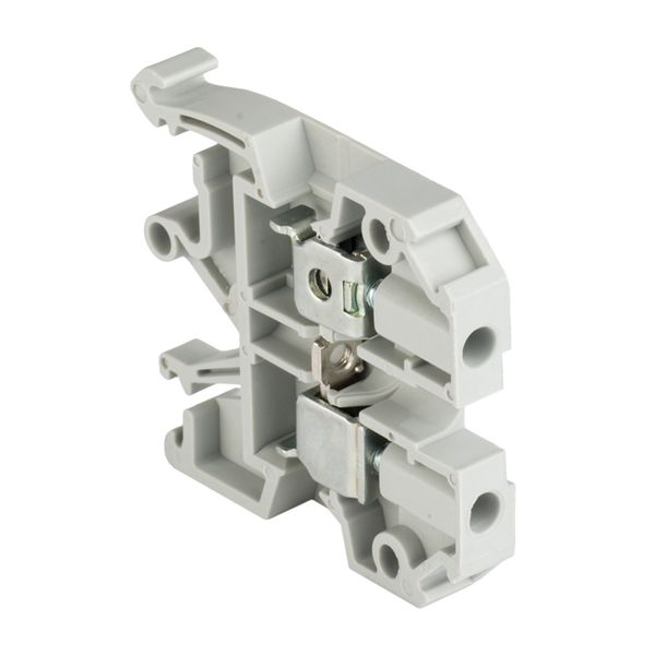 Клемма проходная винтовая JXB 4 мм2 серая EKF