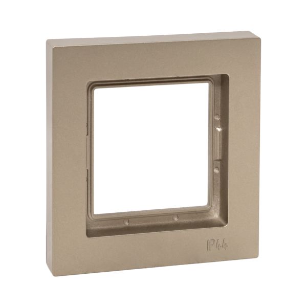 1 - местная рамка, IP44, шампань, пластик Эпика EKF