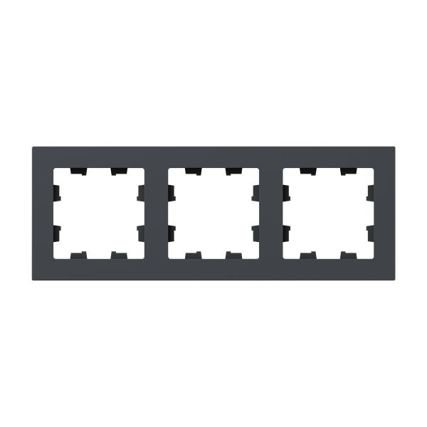 3 - местная рамка, графит, пластик Эпика EKF