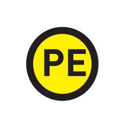 Наклейка "PE" (d20) EKF PROxima an-2-08