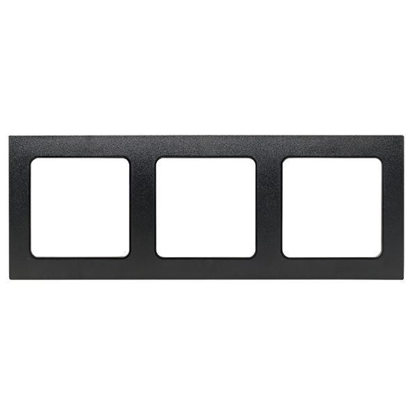 Стокгольм Рамка 3-местная черная EKF