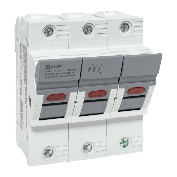 Предохранитель-разъединитель DF 14x51 3Р EKF