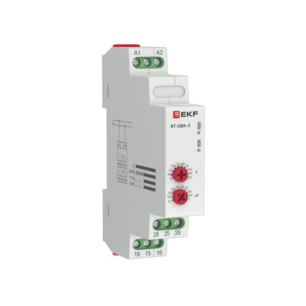 Реле времени RT-SBA-2 (задержка времени включ.) EKF PROxima