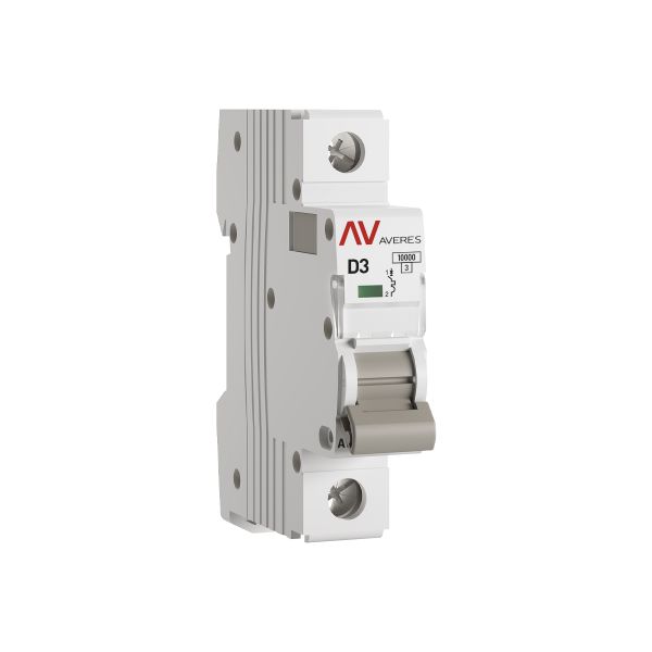 Выключатель автоматический AV-10 1P 3A (D) 10kA EKF AVERES mcb10-1-03D-av