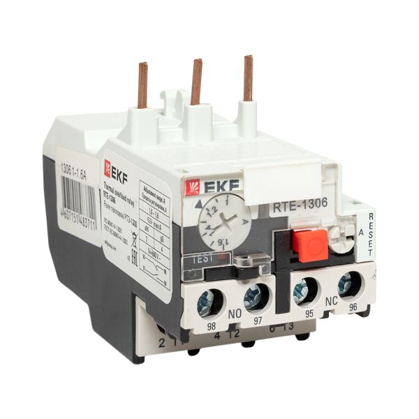 Реле тепловое РТЭ-1306 1-1,6А EKF PROxima