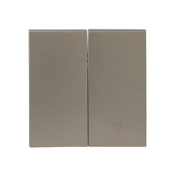 Валенсия лицевая панель выключателя 2-кл. проходного 10А кашемир EKF