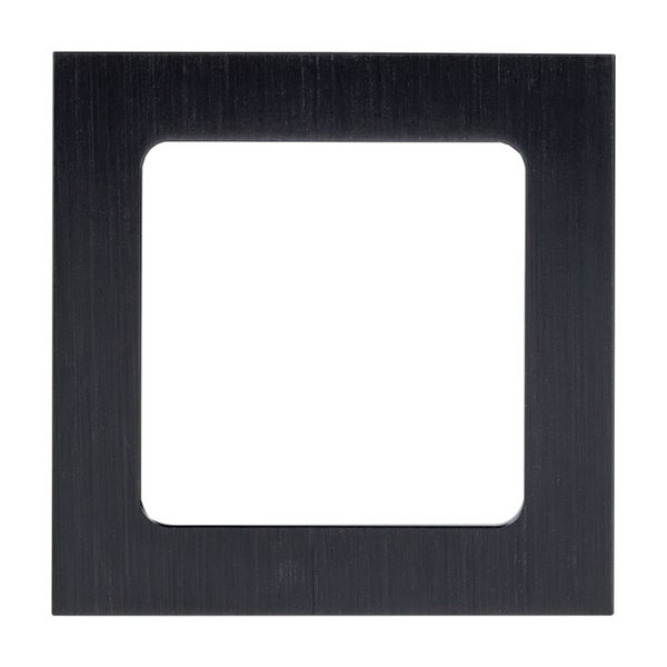 Стокгольм Рамка 1-местная металлическая черная EKF