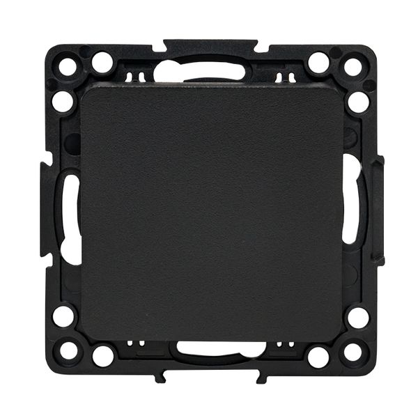 Стокгольм Механизм Выключателя 1-кл. 10А винтовые клеммы черный EKF