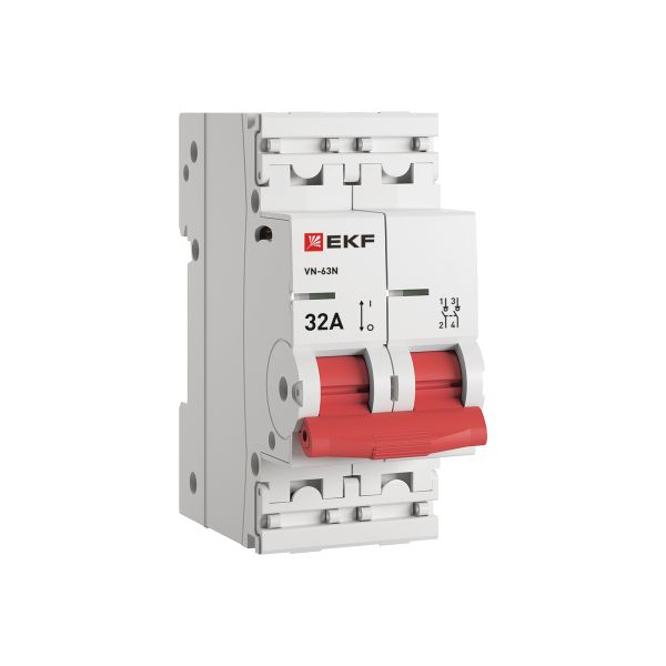 Выключатель нагрузки ВН-63N 2P 32А PROXIMA EKF S63232