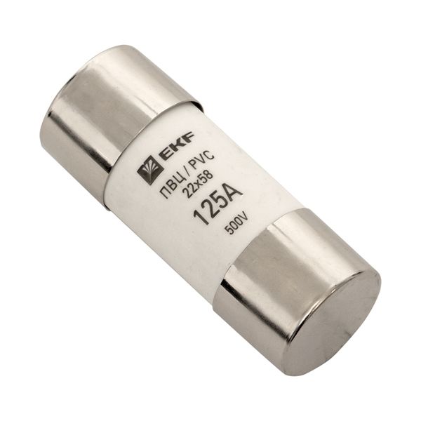 Плавкая вставка цилиндрическая ПВЦ (22x58) 125А EKF