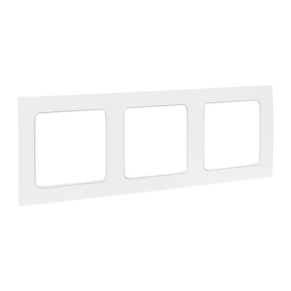 Стокгольм Рамка 3-местная белая EKF