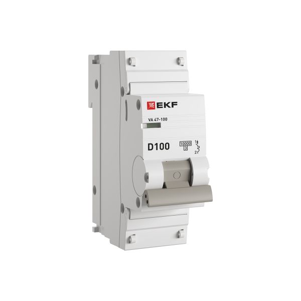 Автоматический выключатель ВА 47-100 1P 100А (D) 10kA PROXIMA EKF