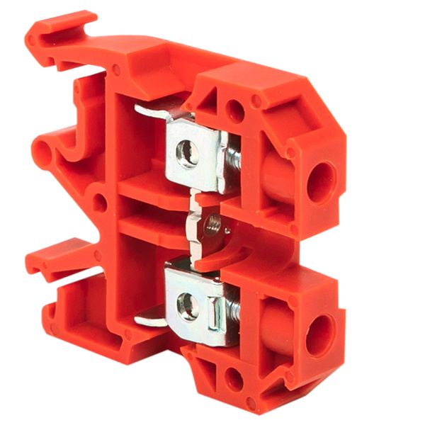 Клемма проходная винтовая JXB 2.5 мм2 красная EKF