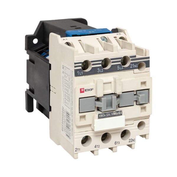 Контактор КМЭп малогабаритный 32А 24В DC 1NC EKF PROxima