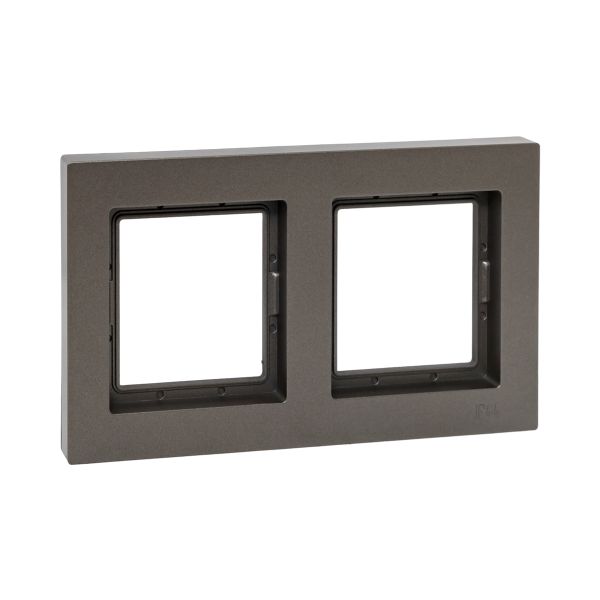 2 - местная рамка, IP44, мокко, пластик Эпика EKF