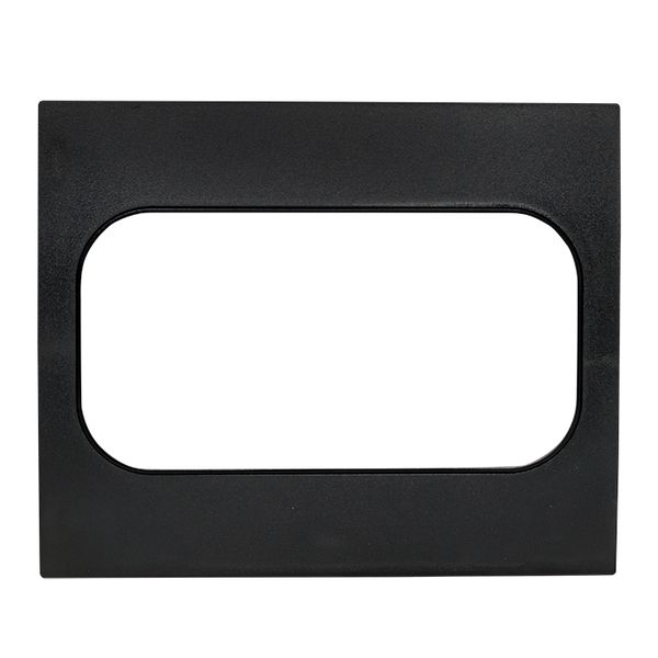 Стокгольм Рамка для розетки 2-местная черная EKF