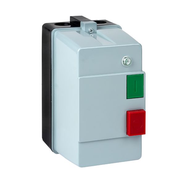 Пускатель магнитный ПМЛ-2230-25А-400В с тепловым реле 17-25А в корпусе IP65, с кнопками Пуск/Стоп, с индикацией