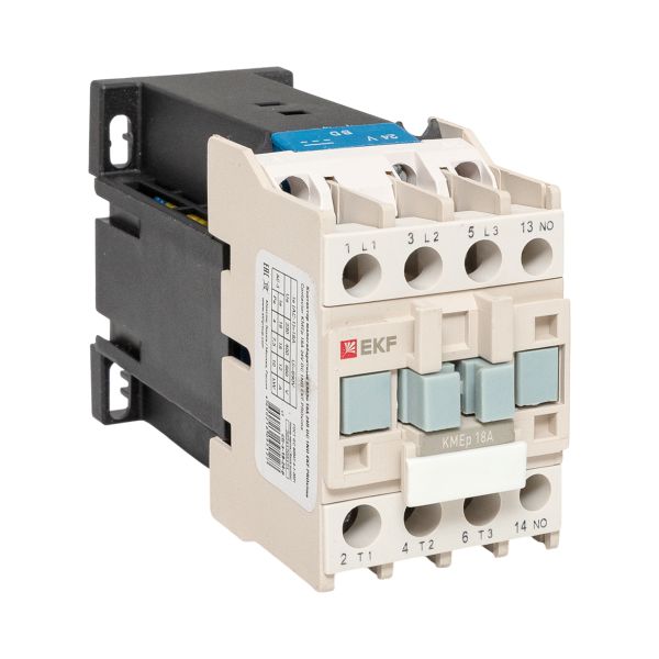 Контактор КМЭп малогабаритный 18А 24В DC 1NO EKF PROxima
