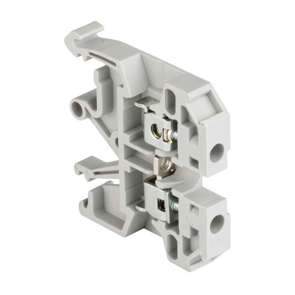 Клемма проходная винтовая JXB 2.5 мм2 серая EKF