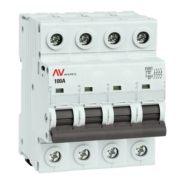 Выключатель нагрузки AVN 4P 100A AVERES EKF