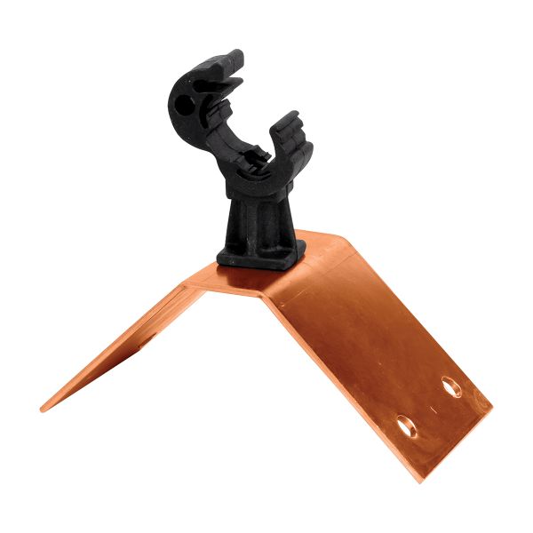 Держатель кровельный на конек с пластиковым фиксатором, Cu EKF PROxima