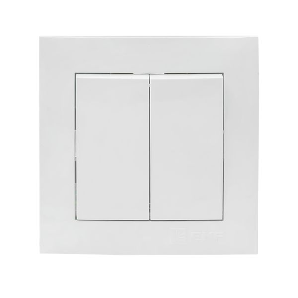 Валенсия выключатель 2-кл. 10А белый EKF