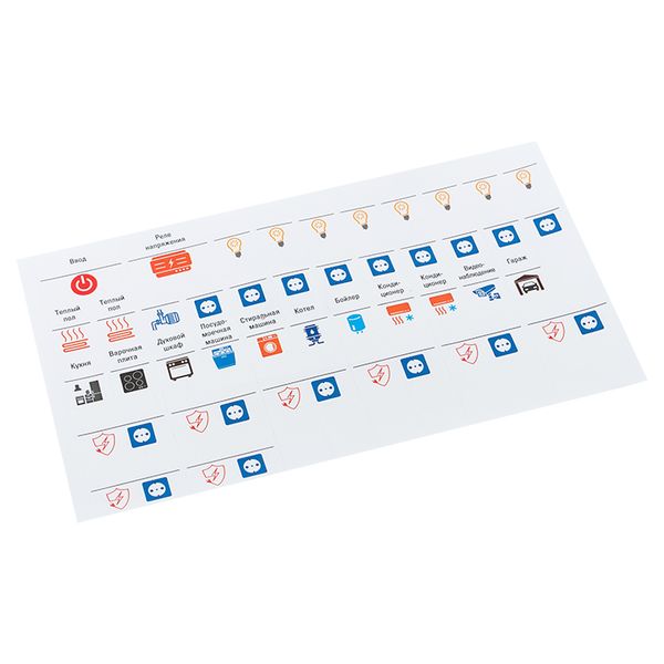 Комплект модульных наклеек средний с инд. ШК (137x240) EKF PROxima