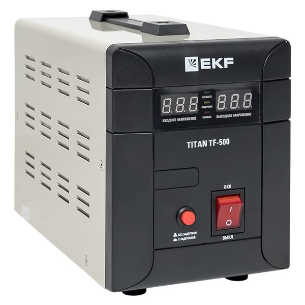 Стабилизатор напряжения симисторный напольного исполения TITAN -TF-500 EKF