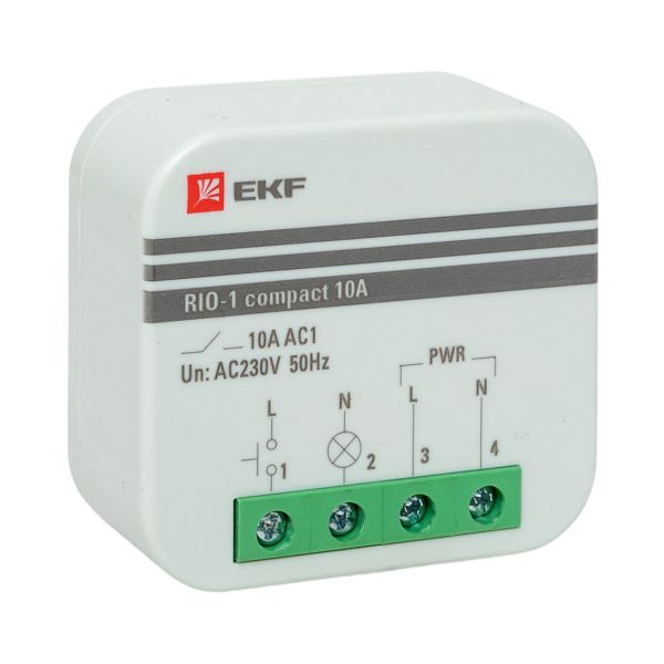 Импульсное реле RIO-1 compact 10А EKF PROxima