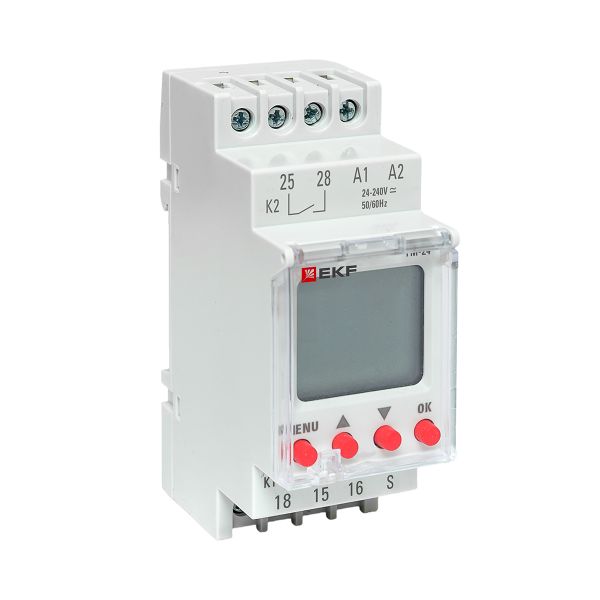 Реле времени многофункциональное с дисплеем ТМ-24 EKF