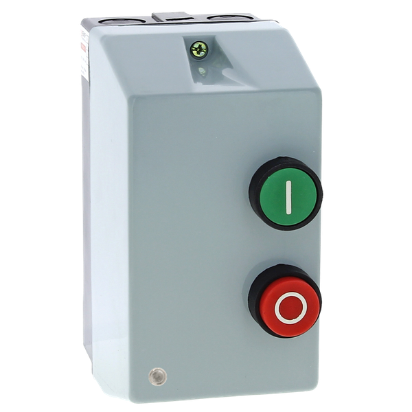 Пускатель магнитный ПМЛ-1230-12А-400В с тепловым реле 9-13А в корпусе IP65, с кнопками Пуск/Стоп, с индикацией