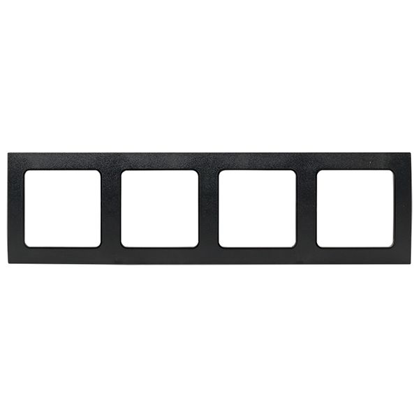 Стокгольм Рамка 4-местная черная EKF