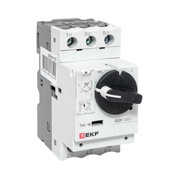 Автомат пуска двигателя GV2P 0,63-1А EKF