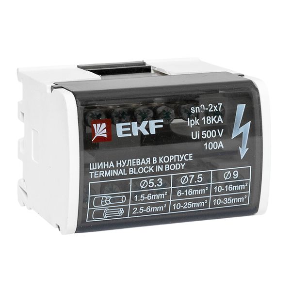 Шина нулевая в корпусе (2x7) EKF PROxima