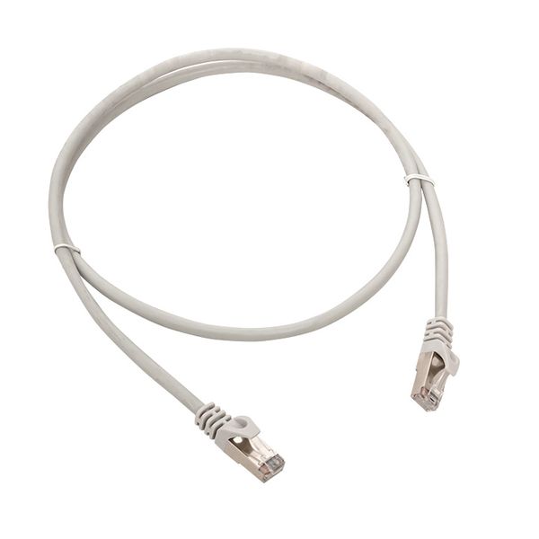 Патч-корд TERACOM CS Cat.6A экранированный S/FTP оболочка LSZH белый (2,0м)