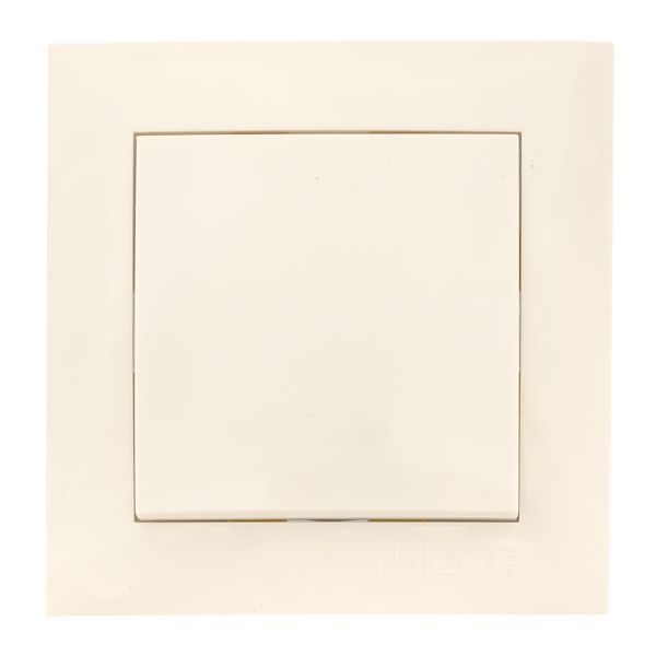 Валенсия выключатель 1-кл. 10А кремовый EKF