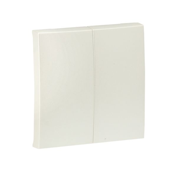 Валенсия лицевая панель выключателя 2-кл. 10А жемчуг EKF