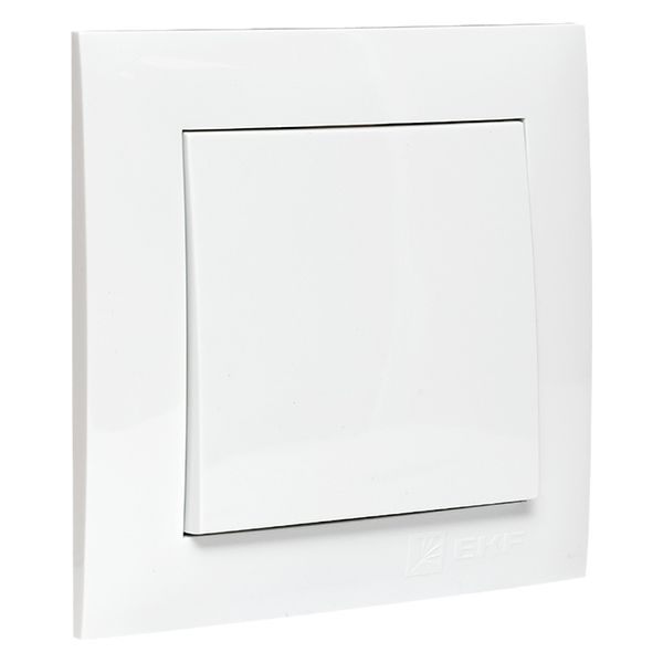 Валенсия выключатель 1-кл. 10А белый перекрестный EKF