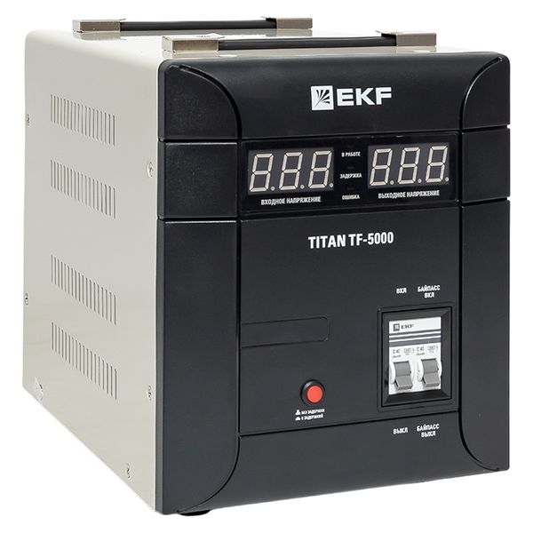 Стабилизатор напряжения симисторный напольного исполения TITAN -TF-5000 EKF