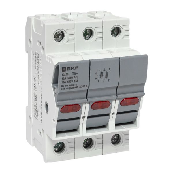 Предохранитель-разъединитель DF 10x38 3Р EKF