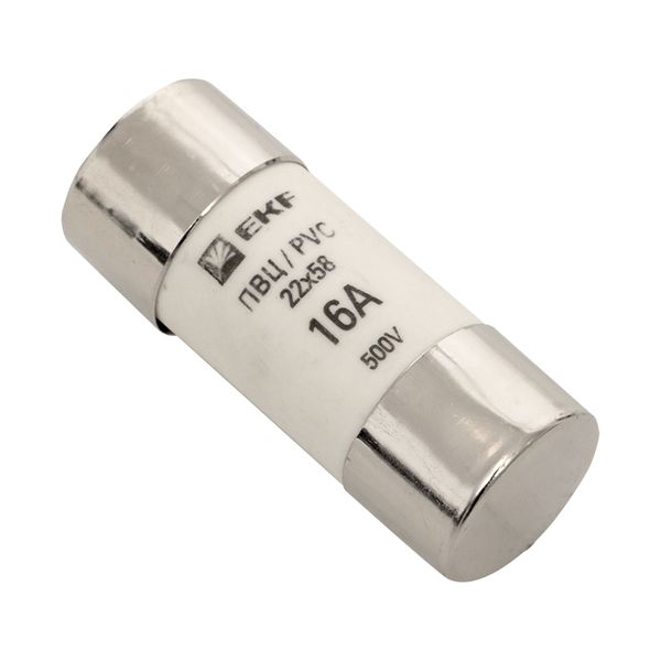 Плавкая вставка цилиндрическая ПВЦ (22x58) 16А EKF