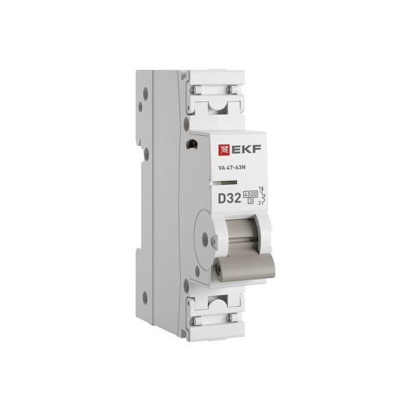 Автоматический выключатель ВА 47-63N 1P 32А (D) 4,5 кА PROXIMA EKF M634132D