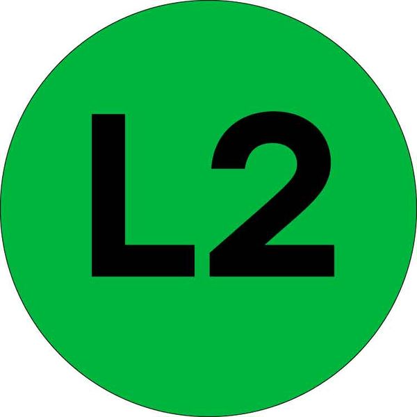 Наклейка "L2" d=20 EKF PROxima an-2-15-1