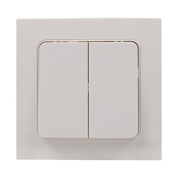 Стокгольм Выключатель 2-кл. 10А автоматические клеммы белый EKF