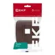 Розетка RJ-45 1-местная ОП Минск, 1А, 120В, тёмное дерево EKF