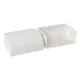 Заглушка (100х40) (2 шт) белая EKF-Plast