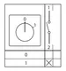 Переключатель кулачковый ПК-1-11 10А 1P "0-1" с блокировкой IP65 EKF PROxima