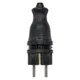 Вилка прямая каучуковая 230В 2P+PE 16A IP44 EKF PRO