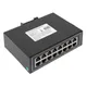 Промышленный неуправляемый коммутатор U-16T, 16 портов 10/100Base-T(X) RJ45, монтаж на динрейку TSX EKF
